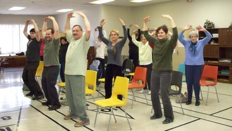 Qigong practice at WTCQD 2010